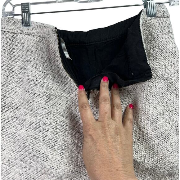 Free People Tweed Shorts Frayed Hem Size 0 Ivory Color - Picture 7 of 9